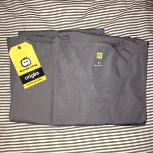 Wonder Wink scrub set, Grey Scrubs